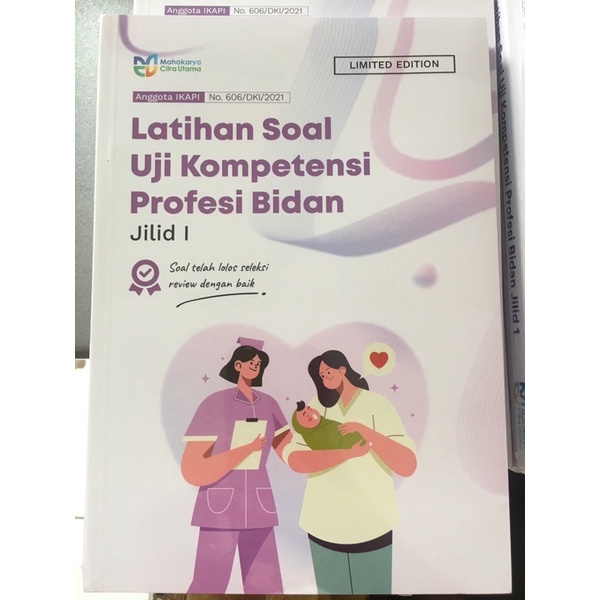 Jual Buku Latihan Soal Ukom Kebidanan Profesi / Buku Ukom Bidan ...