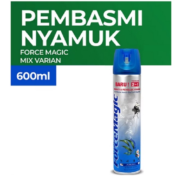 Jual Force Magic Anti Nyamuk Biru 600ml | Shopee Indonesia