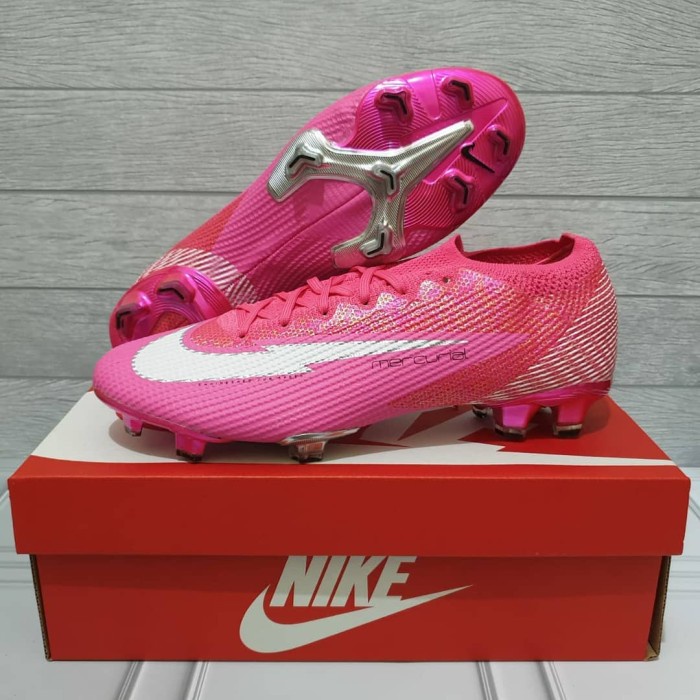 Nike Mercurial Vapor 13 Elite Fg Mbappe Pink Cleats Jual SEPATU
