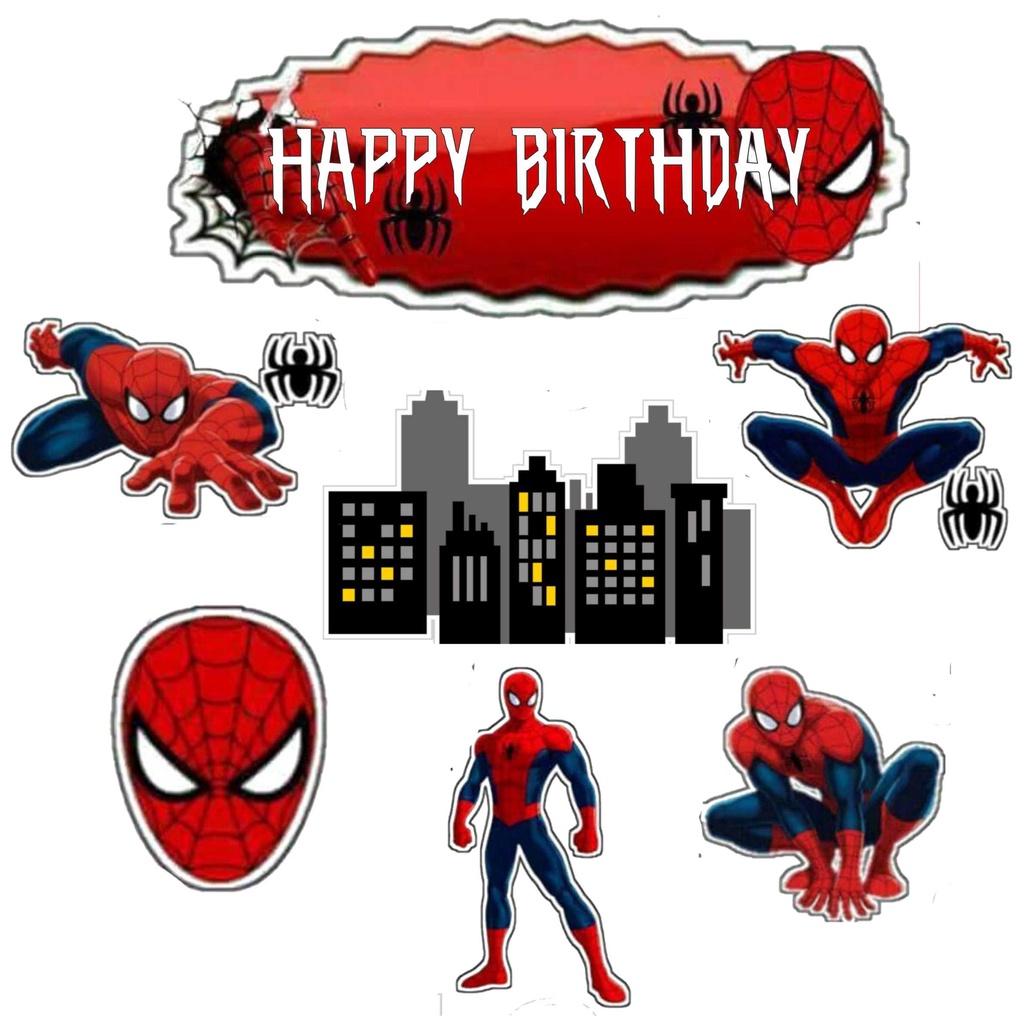 Ukuran Kue Ulang Tahun Anak Spiderman Images To Color - vrogue.co