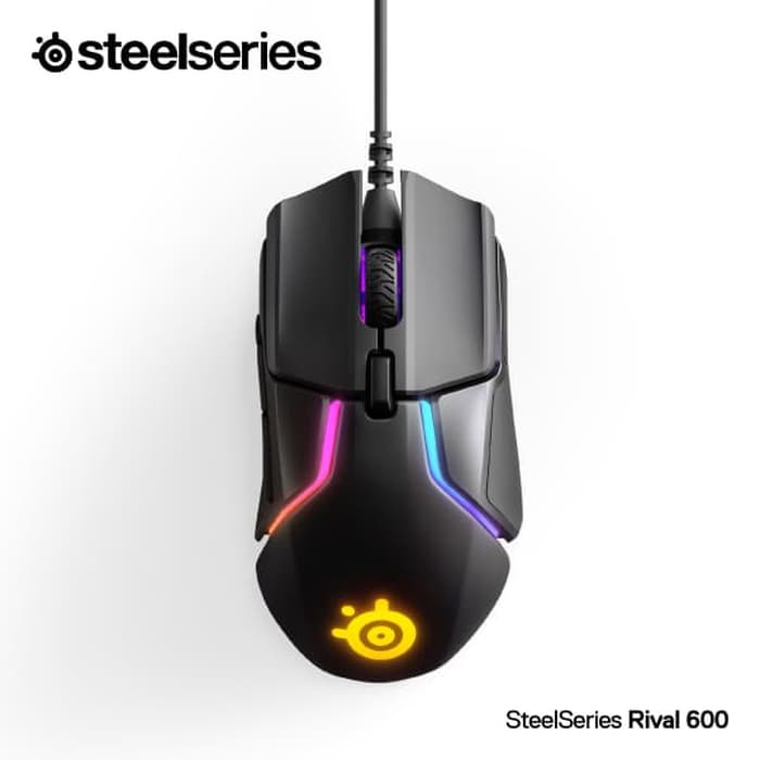 Jual [100% ORI] Steelseries Rival 600 Black - Gaming Mouse | Shopee ...