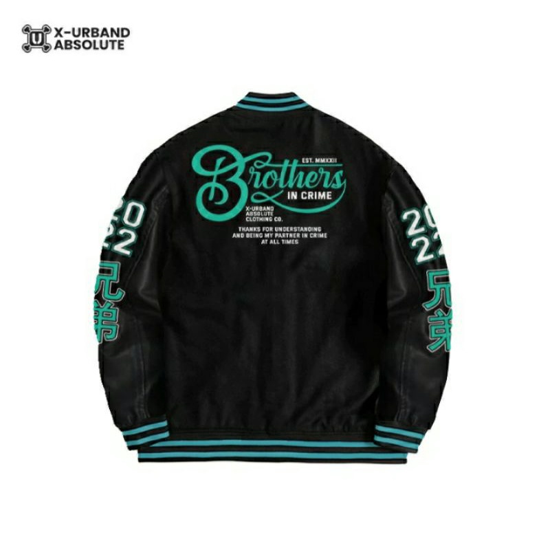 Jual Jaket varsity brother in crime | Shopee Indonesia