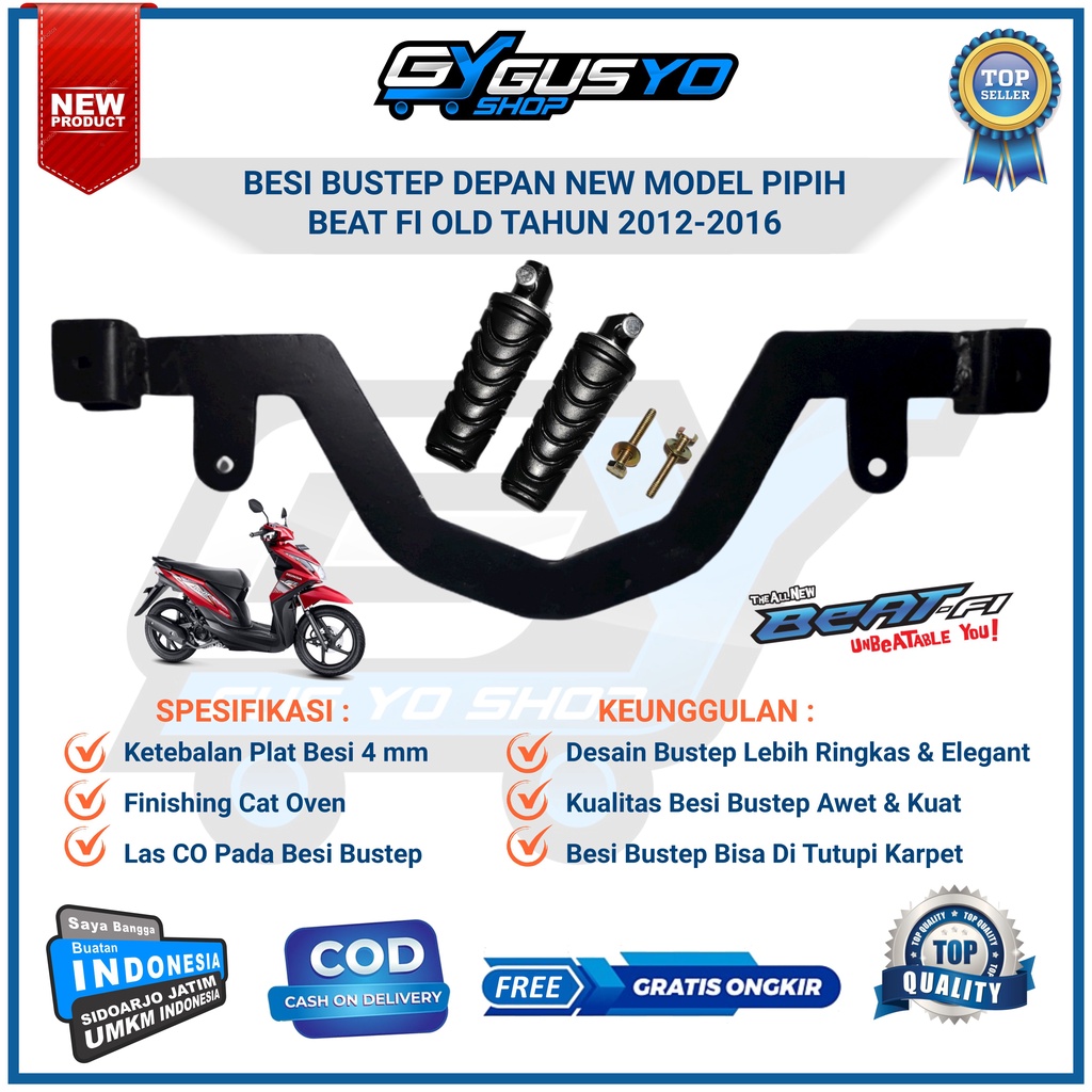 Jual Pijakan Kaki Depan / Footstep Depan Beat Fi Lama 2012-2016 Model ...