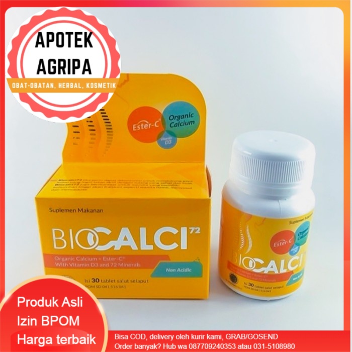 Jual Biocalci 72 ISI 30 tab | Shopee Indonesia