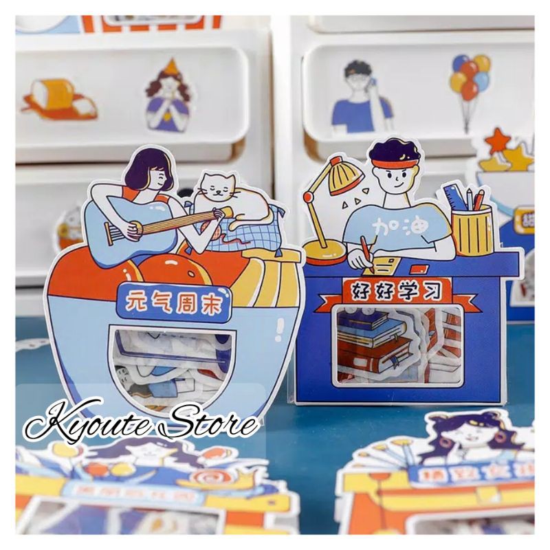 Jual 40 pcs Sticker Deco My Activity Life Scrapbook DIY Journal Planner ...