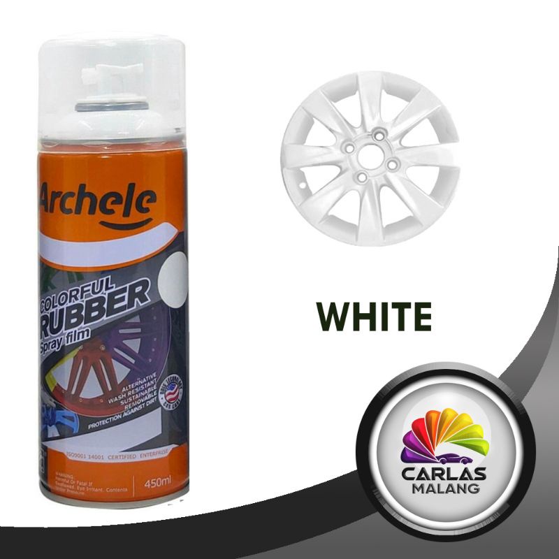 Jual Archele Rubber Paint White Cat Karet Putih (serupa carlas