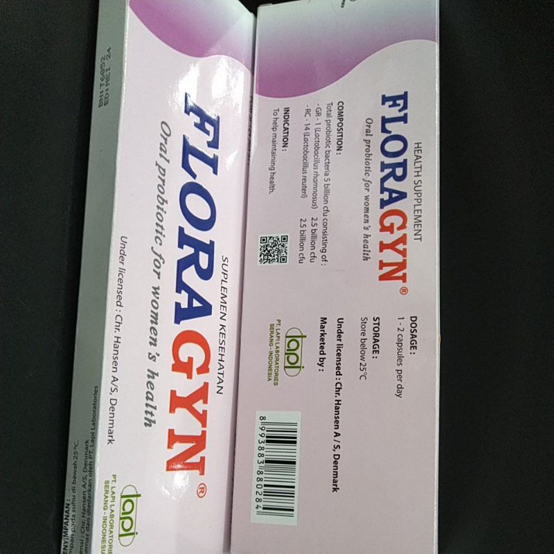 Jual FLORAGYN Prebiotik Kewanitaan/ Box/ 3 Strip@ 10 Kapsul | Shopee ...