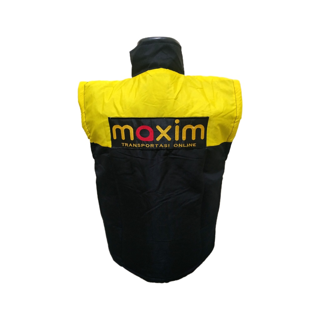Jual Rompi Driver Maxim Bahan Tebal Anti Angin Terjamin Foto Asli ...