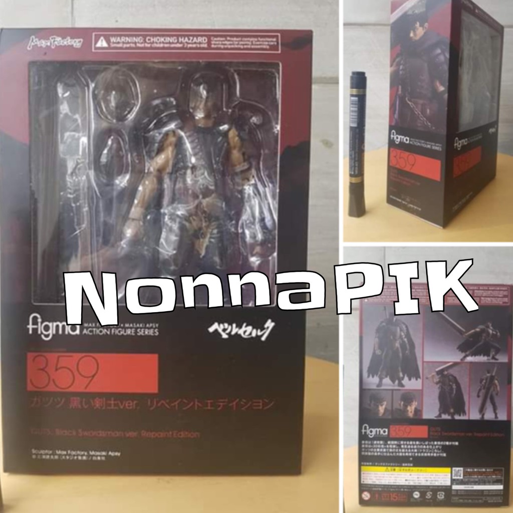 Jual Max Factory Figma 359 Berserk - Guts Black Swordsman ver. | Shopee ...