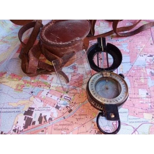 Jual Protaktor Protractor Protektor Geografis Peta RBI bakosurtanal ...