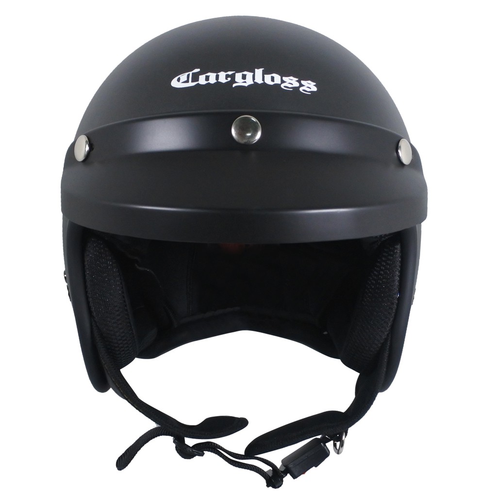Jual Cargloss CFM Retro Helm Half Face - Gun Metal Grey (doff) | Shopee ...