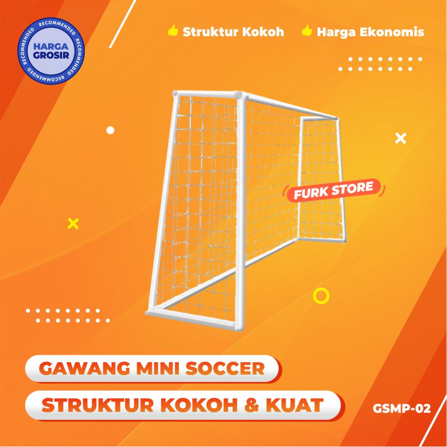 Jual Gawang Mini Soccer 1 set, Gawang Sepak Bola Mini Anak Portable