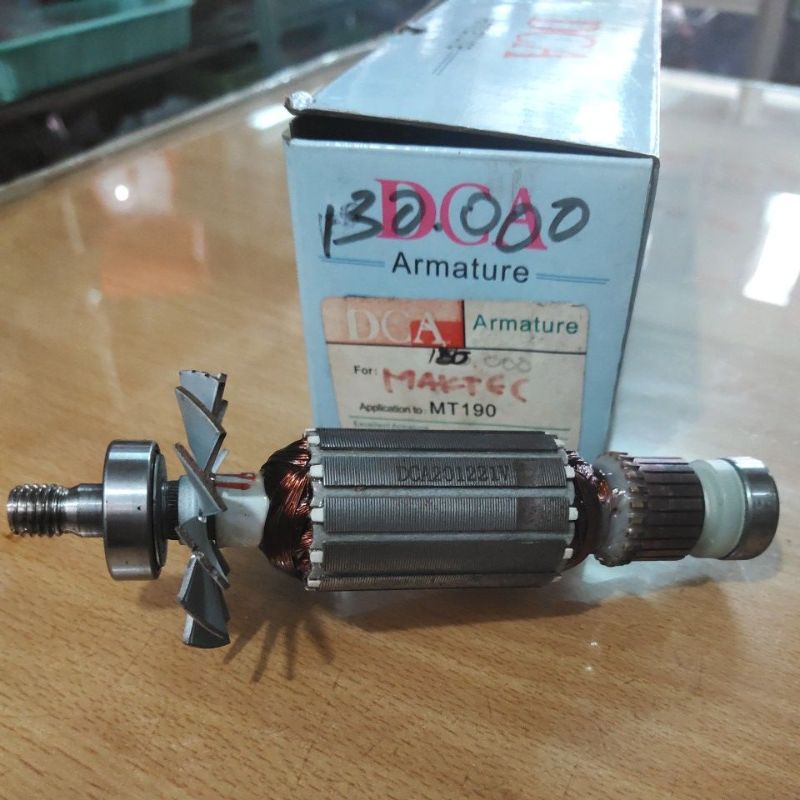 Jual 1 Paket Angker MT 190 DCA 2 Bearings Depan Belakang | Armature ...