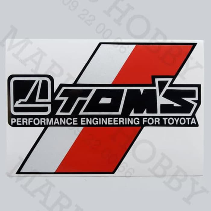 Jual Stiker / Sticker Toyota Toms Performance Engineering | Shopee ...