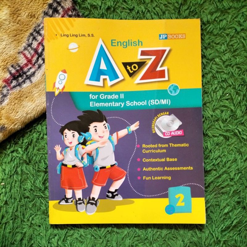 Jual ORIGINAL BUKU BAHASA INGGRIS ENGLISH A TO Z KELAS 2 SD | Shopee ...