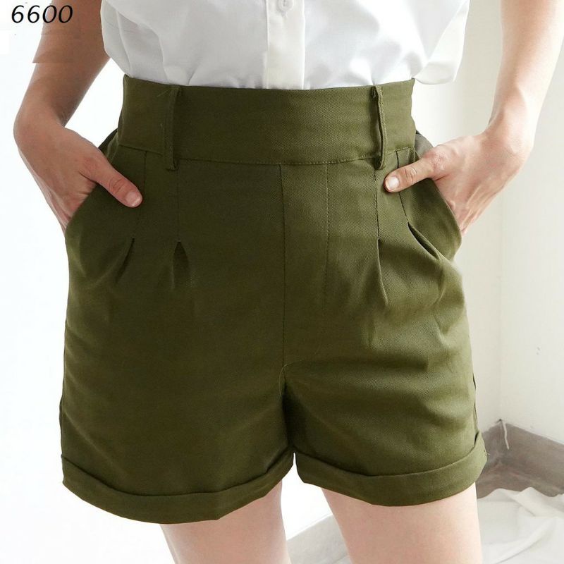 Jual Celana clana pendek polos kain gemes casual midi pants hotpants ...