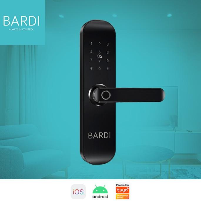 Jual Bardi Smart Home Door Lock Handle RFIDFingerprint Waterproof IP54 Shopee Indonesia