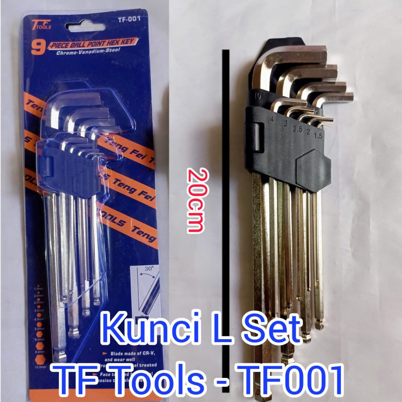 Jual Kunci L set TF-TOOLS BALLPOINT | Shopee Indonesia