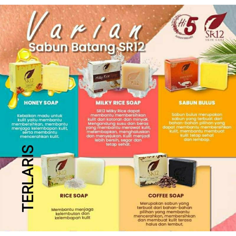 Jual VARIAN SABUN SR 12 YANG FENOMENAL | Shopee Indonesia