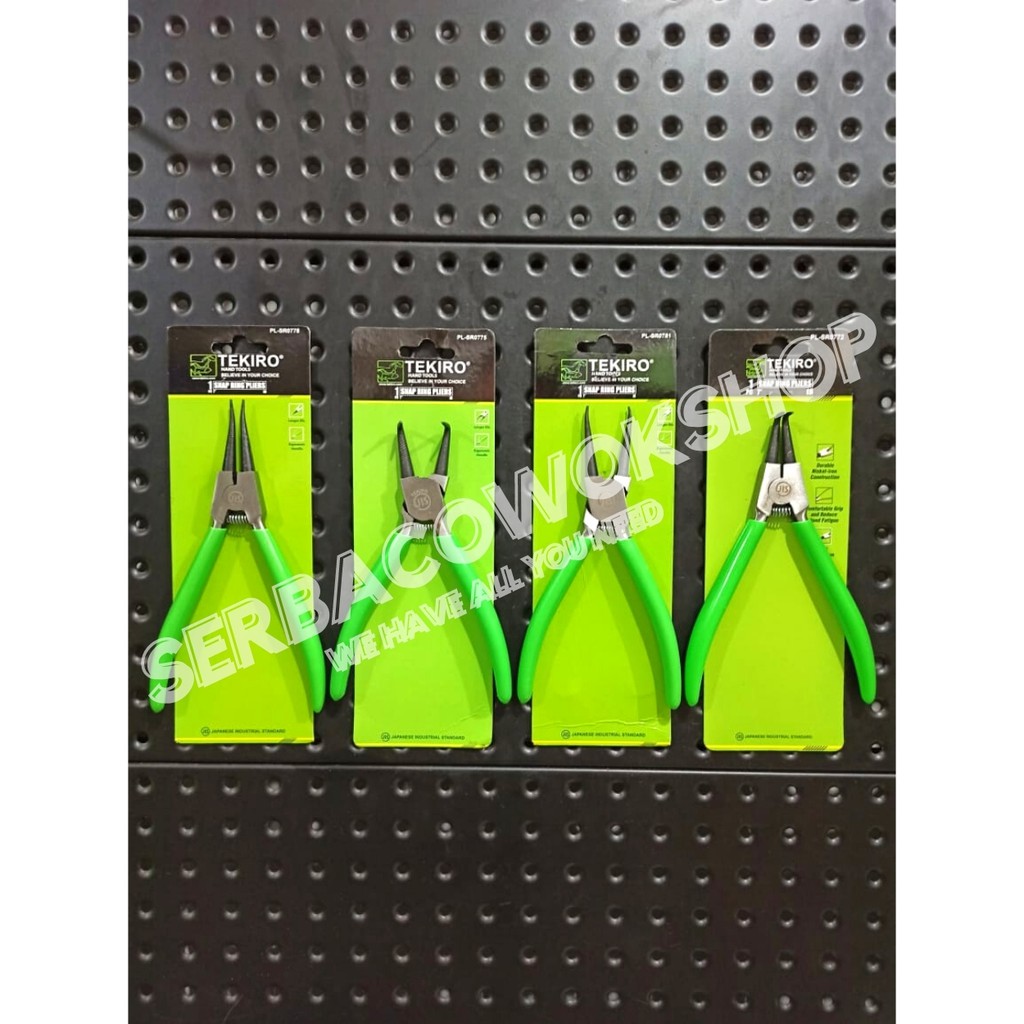 Jual Tekiro Paket Tang Spie Snap Ring 7 Inch BTE BTI STE STI Isi 4 ...