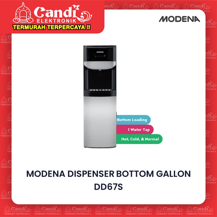 Jual MODENA DISPENSER BOTTOM GALLON DD67S | Shopee Indonesia