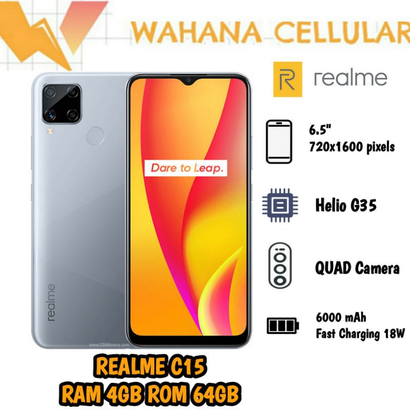 4gb Ram 64gb Rom Realme C15 Price HP TERBARU REALME