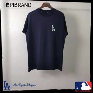 MLB Korea - Big Logo Face T-Shirt - La Dodgers White / XL