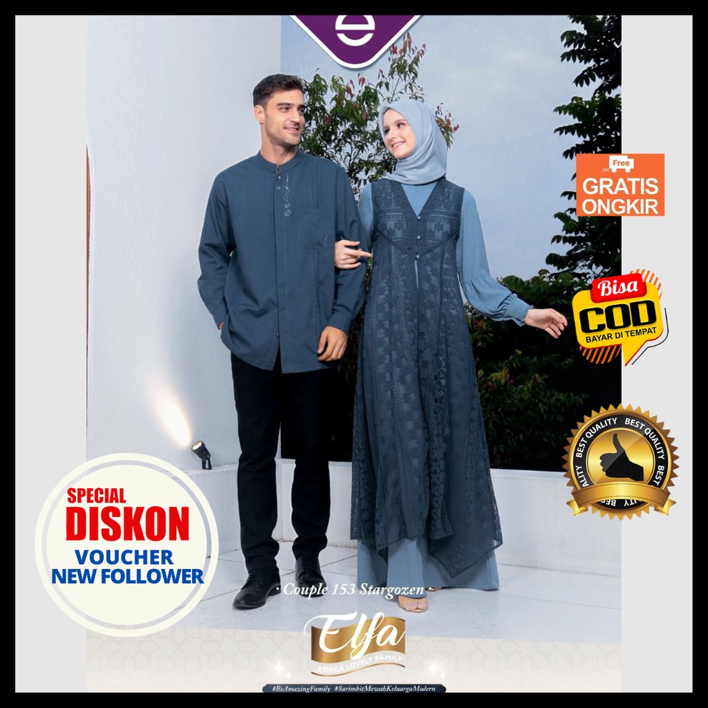 Jual Baju Dress Sarimbit Gamis Brukat Kondangan Couple Cople Pasangan ...