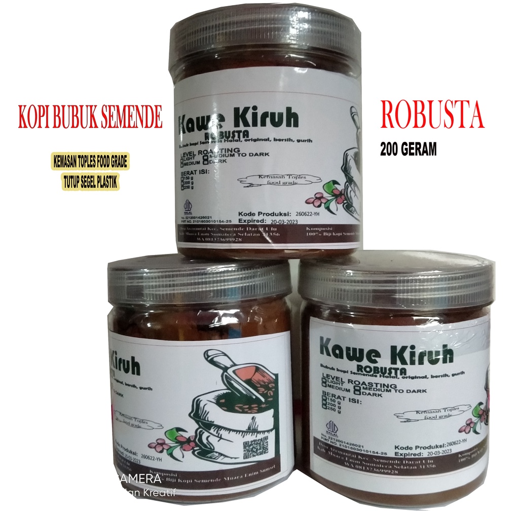 Jual Kopi Bubuk Semendo Robusta Shopee Indonesia