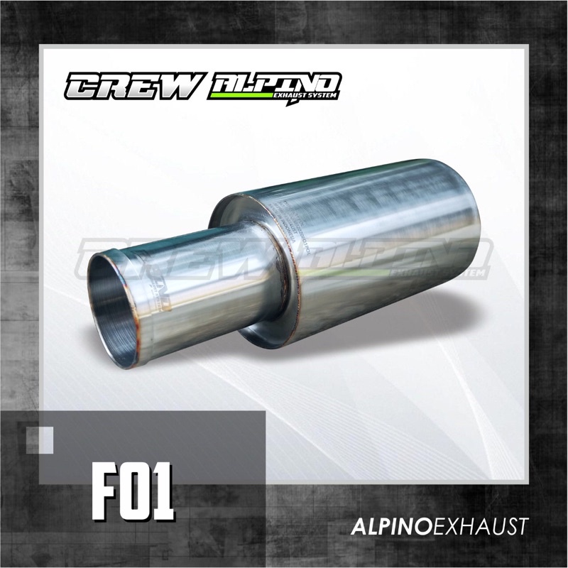 Jual muffler alpino f01 polos Shopee Indonesia