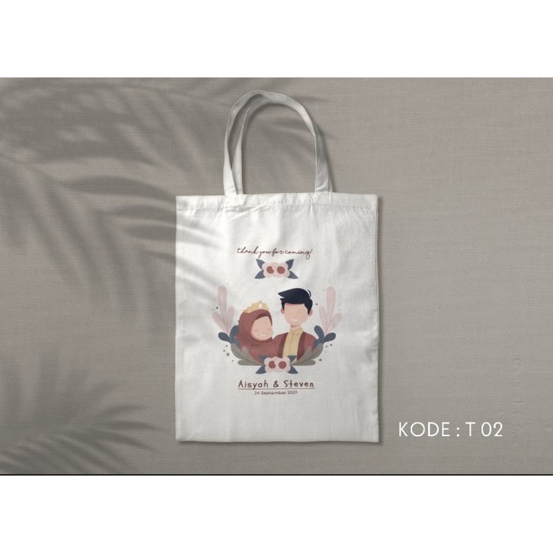 Jual Souvenir Pernikahan Totebag Shopee Indonesia 7460