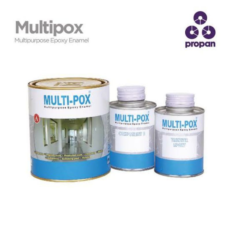 Jual Cat Epoxy Lantai Propan Multipox Mx 99 1 Lt Set Shopee Indonesia 9976