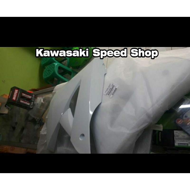Jual Fairing Bawah Ninja RR New Putih Polos Original Kawasaki | Shopee ...
