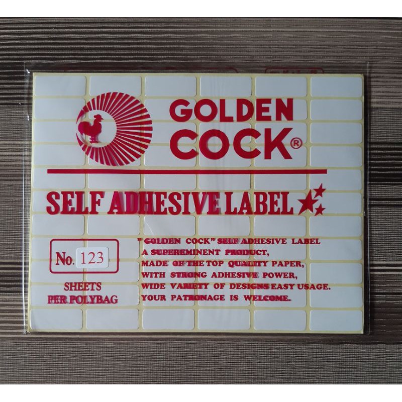Jual stiker label polos no.123 | Shopee Indonesia