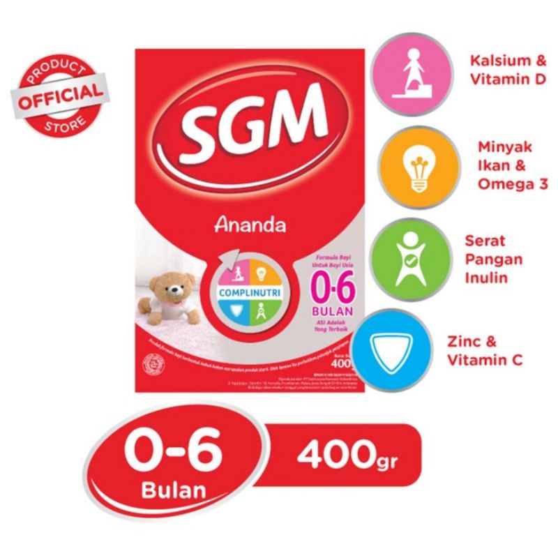 Jual SGM 0-6 bulan 400gr | Shopee Indonesia
