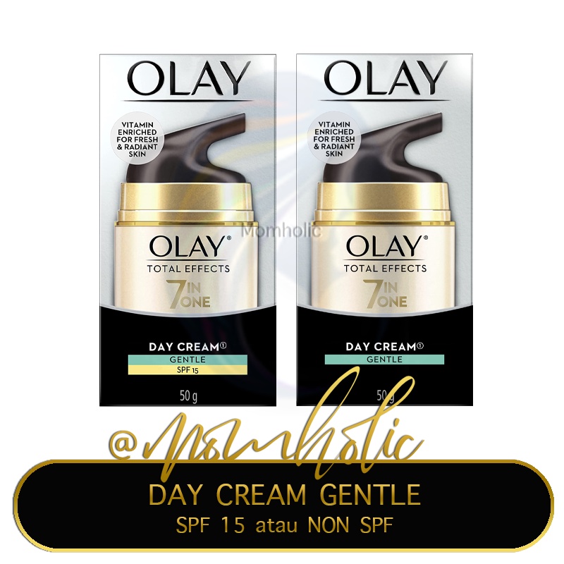 Jual Olay Total Effects 7 In One Day Cream Gentle Spf 15 Atau Non Spf 15 50g 50gr Shopee Indonesia