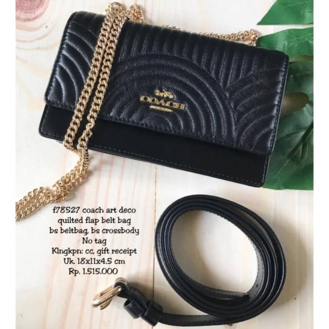 Coach deco belt online bag