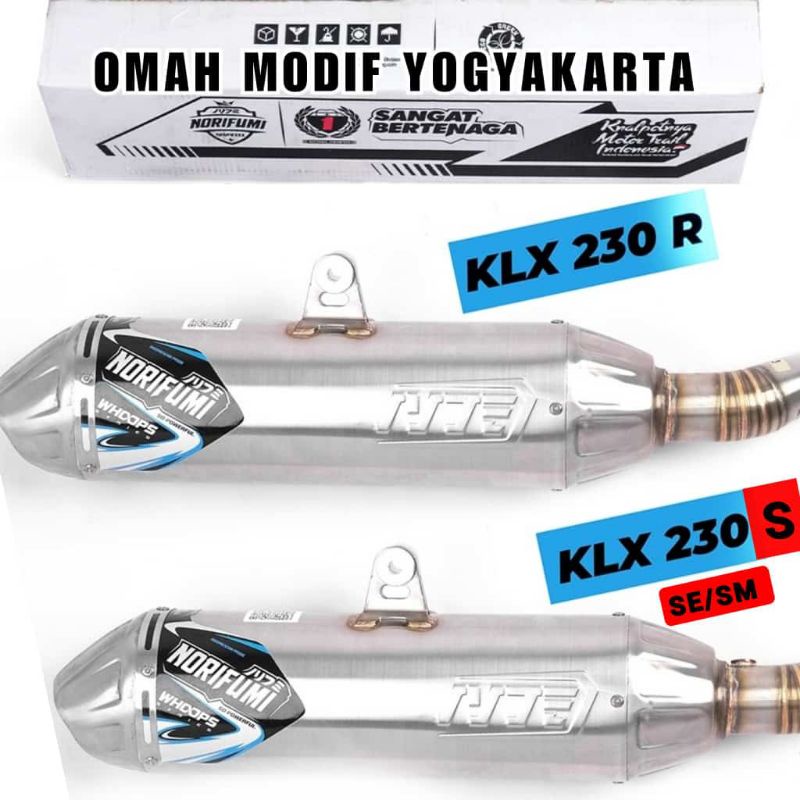 Jual Knalpot Norifumi WHOOPS KLX 230 2024 S SE SM KLX 230 R KLX