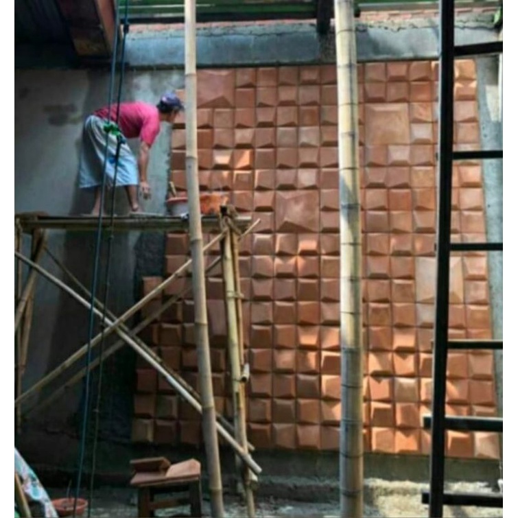 Jual Roster loster beton modern bata tempel bata mozaik 3D | Shopee ...
