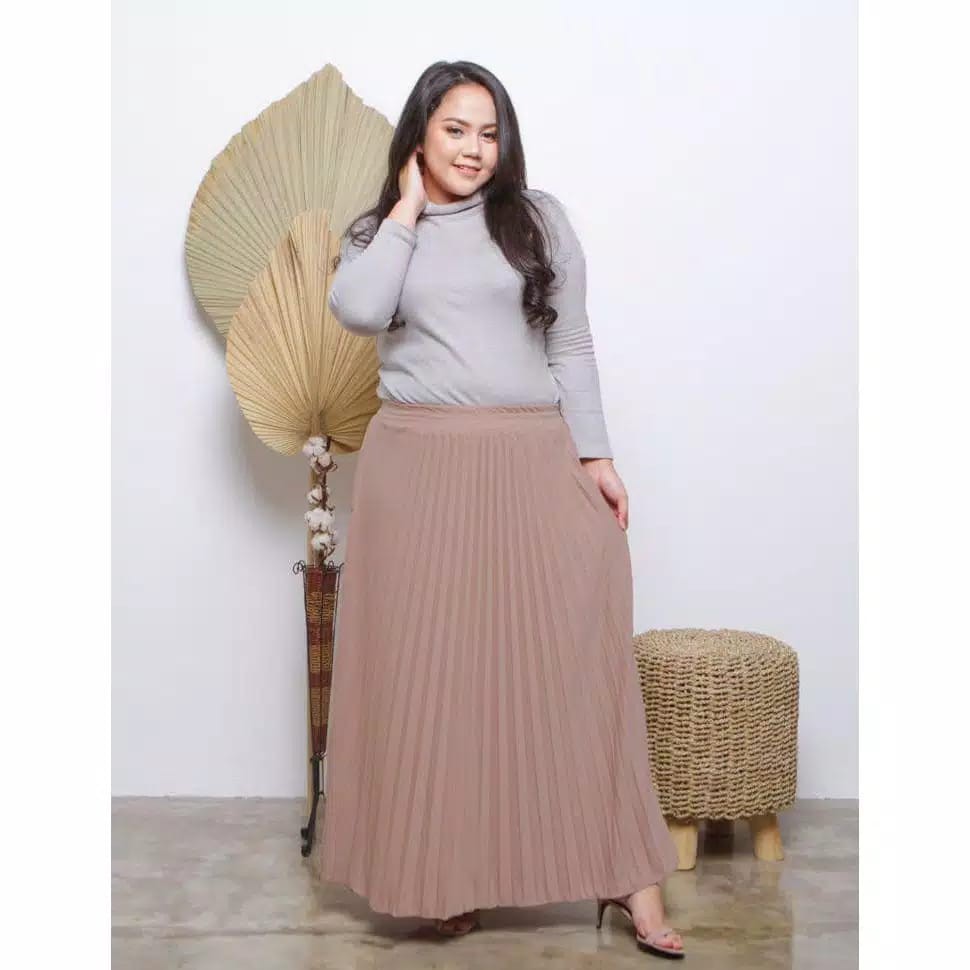 Jual Rok Plisket Premium BIG SIZE 5XL 100% Hyget Super / Rok Plisket ...