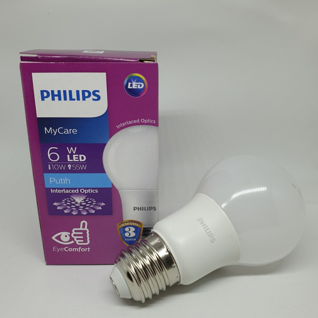 Jual Philips Lampu Led Mycare W Bohlam Led Bulb My Care Watt Shopee Indonesia