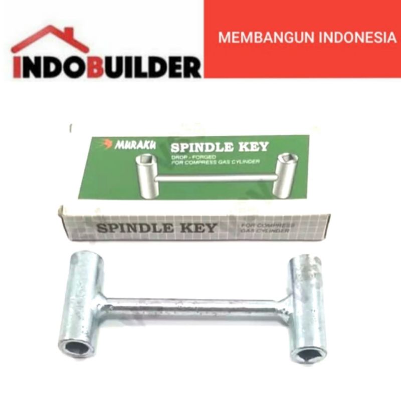Jual KUNCI SPINDLE SILINDER GAS CABANG EMPAT MURAKU / SPINDLE KEY 4 WAY