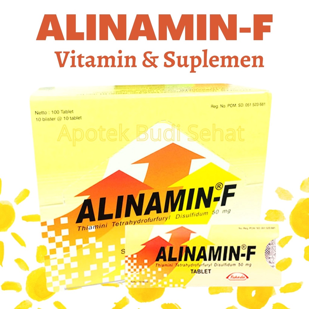 Jual Alinamin-F Vitamin B Vitamin B1 Vitamin B2 Perawatan Mata Obat ...