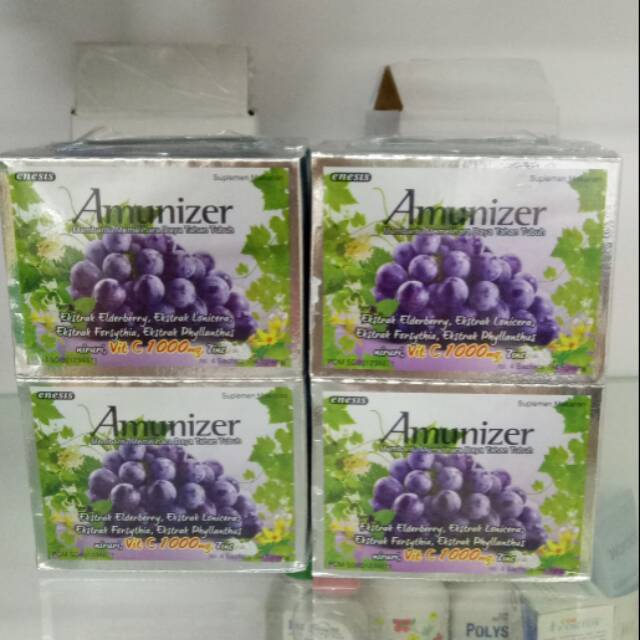 Jual Amunizer vit c 1000mg + zinc 4s | Shopee Indonesia