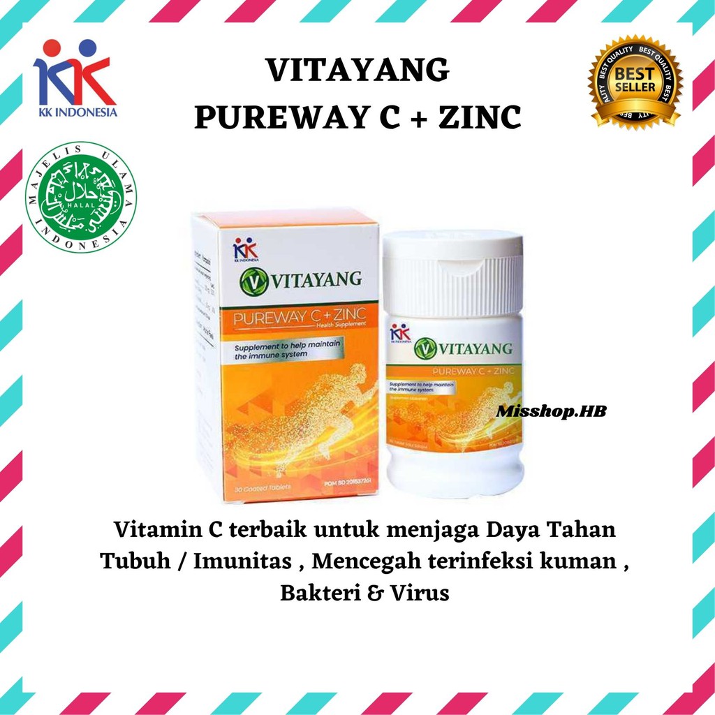 Jual PUREWAY C + ZINC MULTI VITAMIN UNTUK IMUN TUBUH Shopee Indonesia