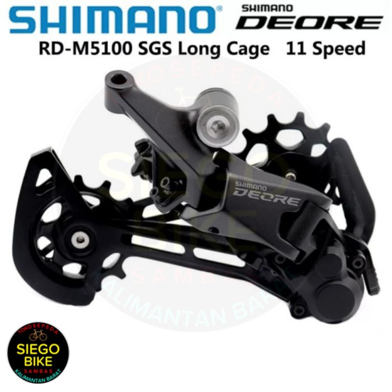 Jual Rear Derailleur SHIMANO RD-M5100-SGS DEORE 1X11SP ORIGINAL + KOTAK ...