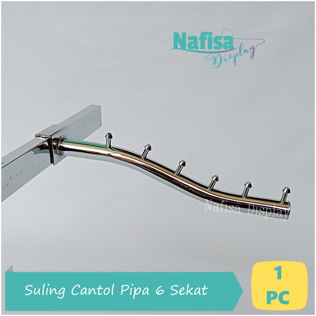 Jual Hanger Suling 6 Titik Cantol Pipa Untuk Gantungan Baju Model ...