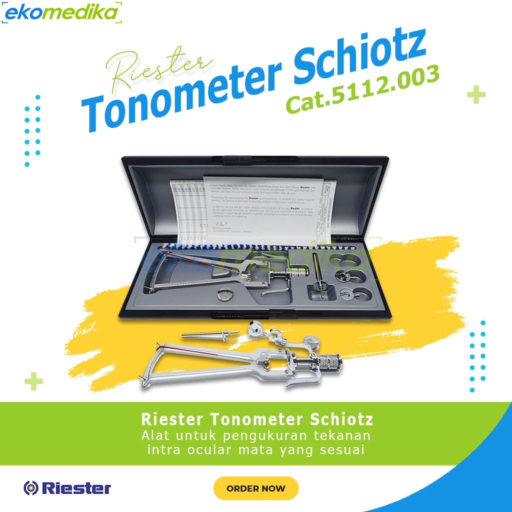 Jual Tonometer Schiotz Riester Original / Tonometri Schiozt Riester ...
