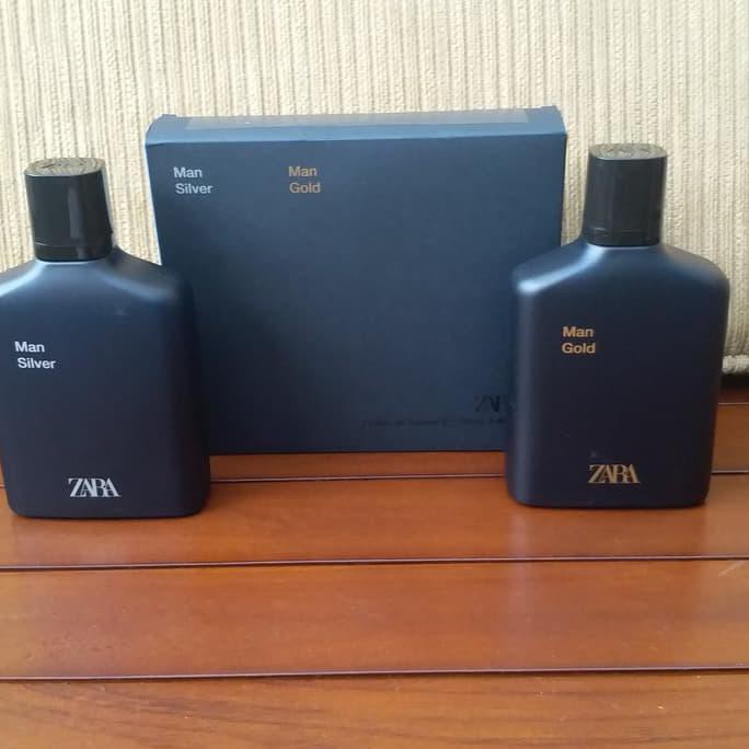 Jual Original Parfum Zara Man Silver Dan Zara Man Gold Isi 2pcs