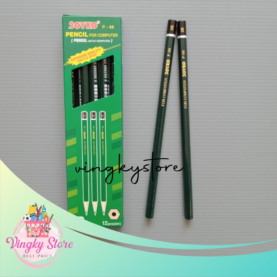 Jual Pencil Pensil Joyko P 88 2b 1 Box 12 Pcs Shopee Indonesia